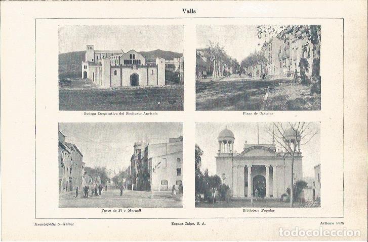 Postkarten: LAMINA V05970: Im&aacute;genes de Valls, Tarragona - Varios