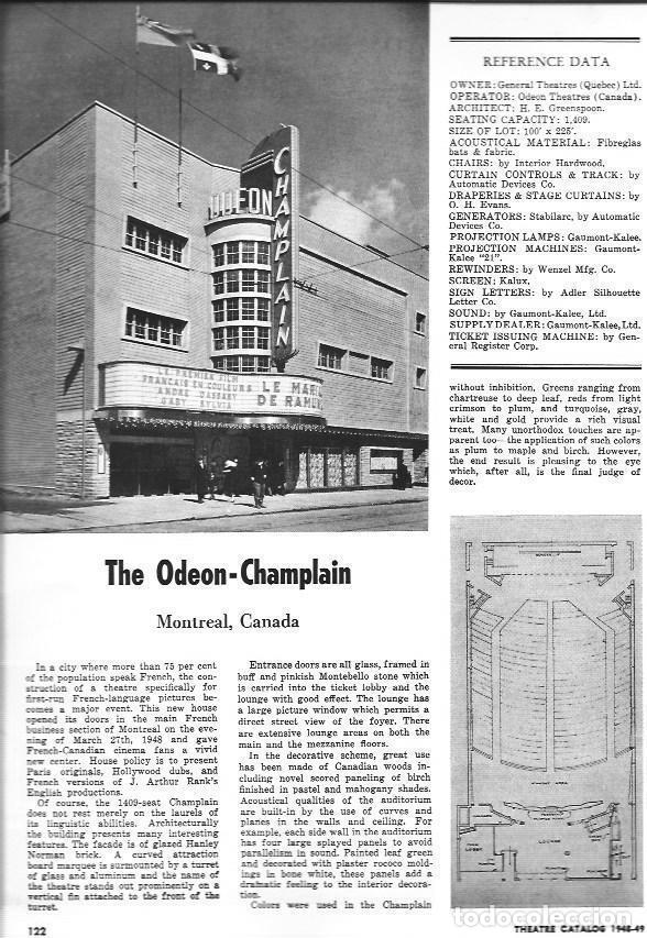 Postkarten: LAMINA 29295: The Odeon Champlain en Montreal, Canada - Paul J. Greenhalgh