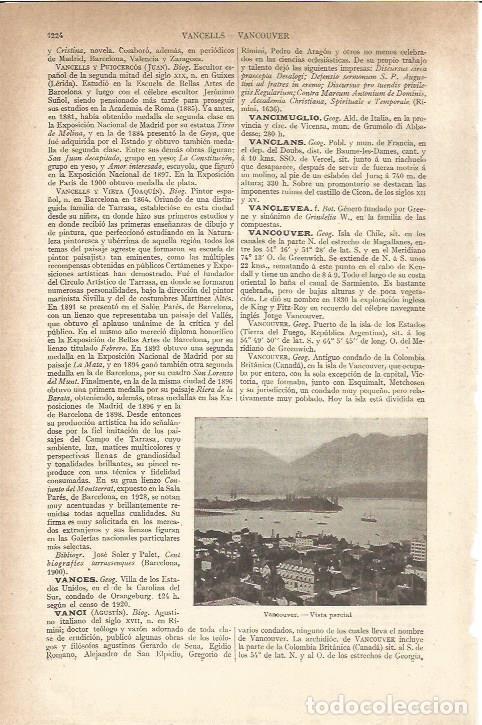 Postkarten: LAMINA V05993: Vista parcial de Vancouver - Varios