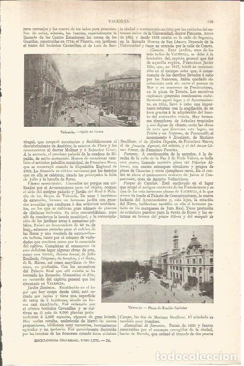 Postcards: LAMINA V05838: Vistas varias de Valencia - Varios