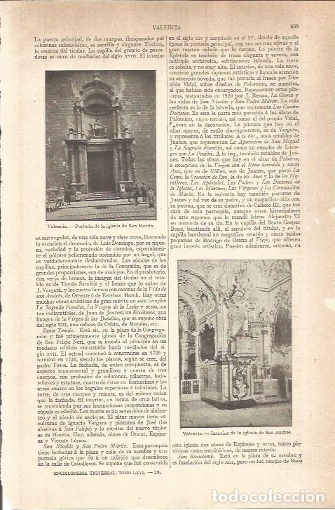 Postkarten: LAMINA V05846: Iglesia de San Martin, Valencia - Varios