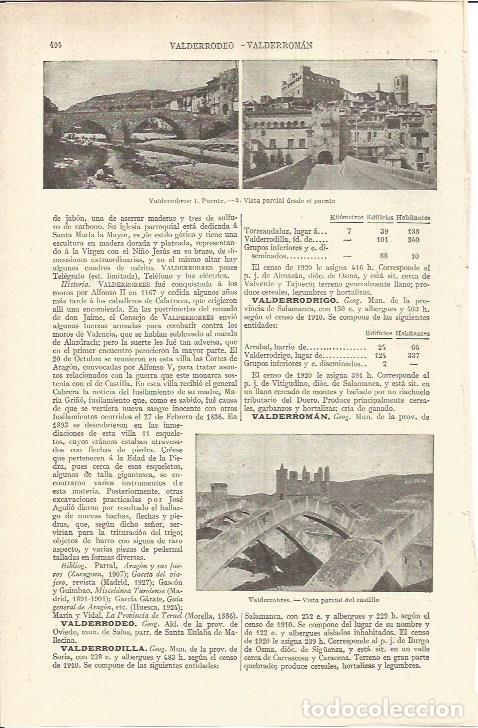 Postkarten: LAMINA V05808: Puente y castillo de Valderrobles, Teruel - Varios