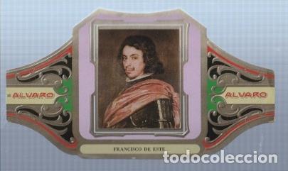 Postais: VITOLA fabrica de tabacos ALVARO: Francisco de Este, Velazquez - NULL