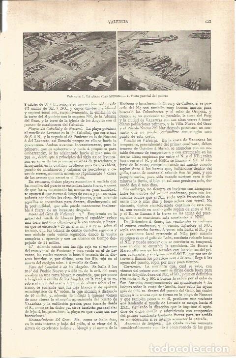 Postkarten: LAMINA V05858: La playa de Las Arenas, Valencia - Varios