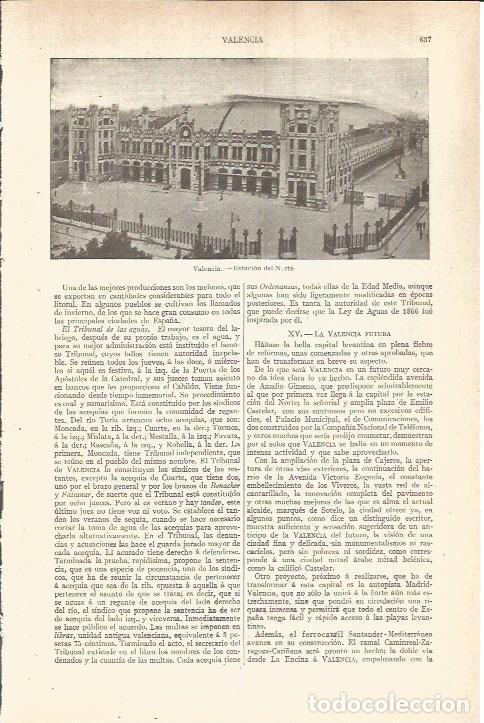 Postais: LAMINA V05860: Estacion del Norte en Valencia - Varios