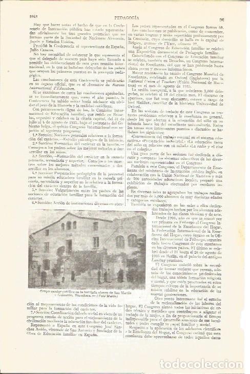 Postcards: LAMINA V05121: Escolares en barrio de San Martin y Guinardo, Barcelona - Varios