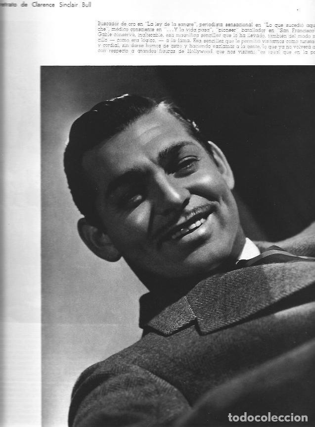 Postales: LAMINA 29953: Clark Gable, por Clarence Sinclair - VVAA