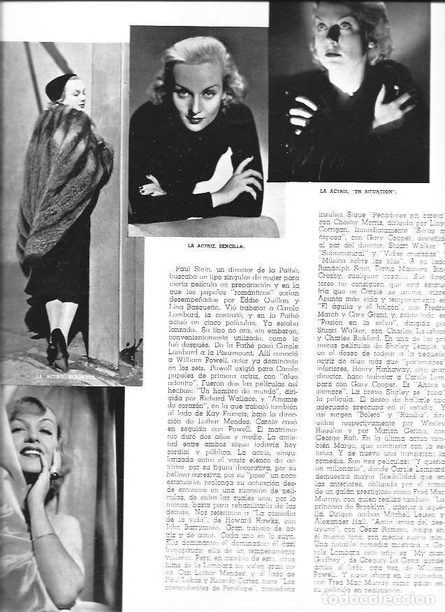 Cartes Postales: LAMINA 29951: Fotografias de Carole Lombard - VVAA