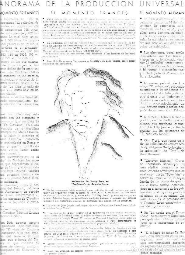 Postais: LAMINA 29958: Harry Baur, dibujo de Amanda Lucia - VVAA