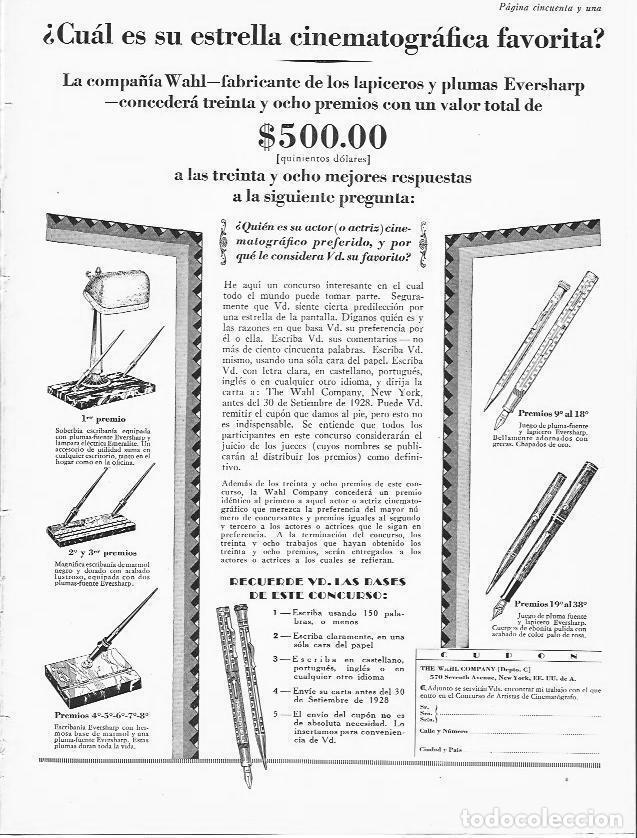Postales: LAMINA 29893: Publicidad de plumas Eversharp - VVAA