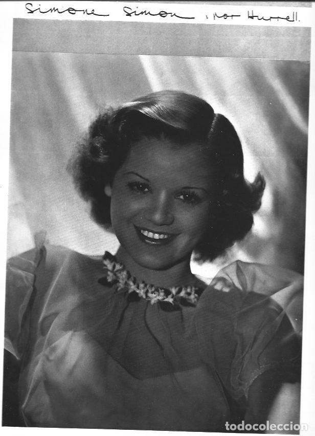 Cartes Postales: LAMINA 30106: Simone Simon, fotografia de Hurrell - VVAA