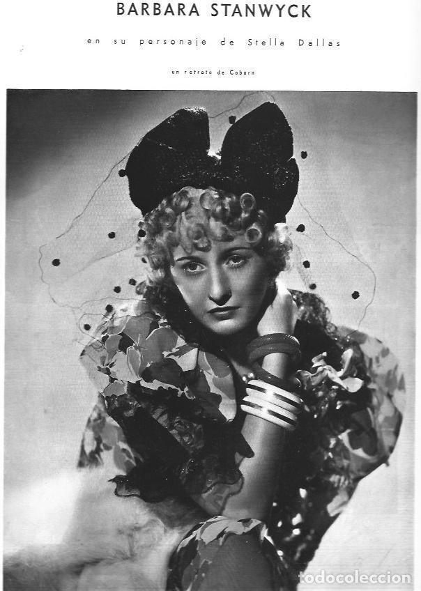 Postcards: LAMINA 30092: Barbara Stanwyck, fotografia de Coburn - VVAA