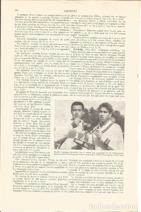Cartoline: LAMINA V05246: Manolo Santana junto a Nicola Pietrangeli - Varios
