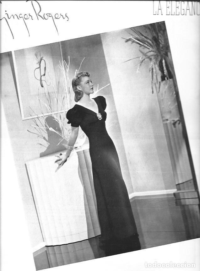 Postkarten: LAMINA 29995: Ginger Rogers con vestido de noche - VVAA