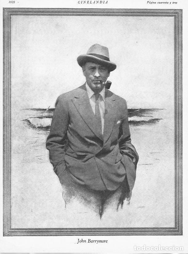 Postais: LAMINA 29560: Retrato de John Barrymore - VVAA