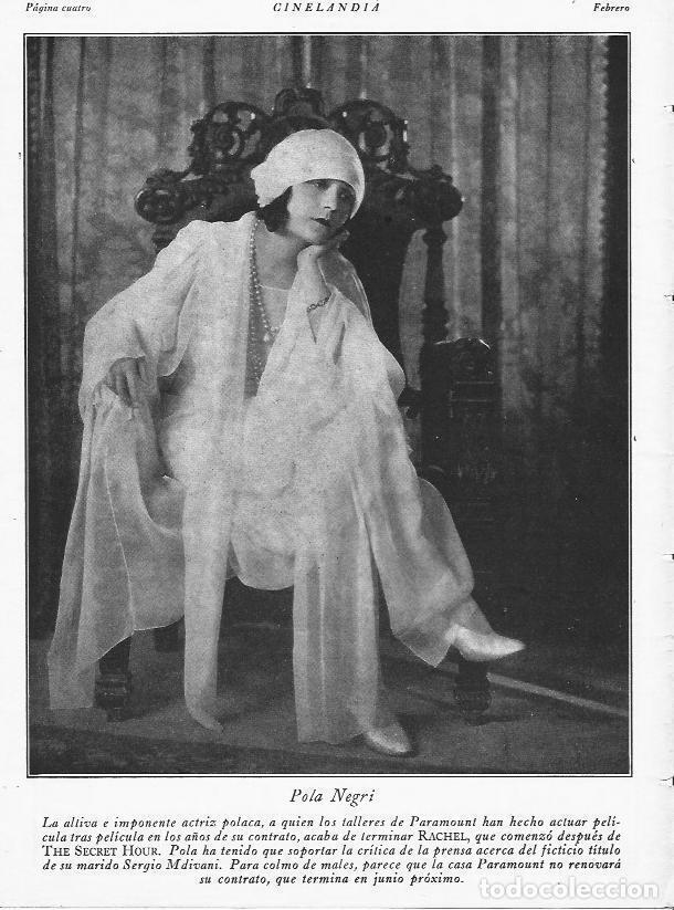 Cartoline: LAMINA 29503: Pola Negri - VVAA