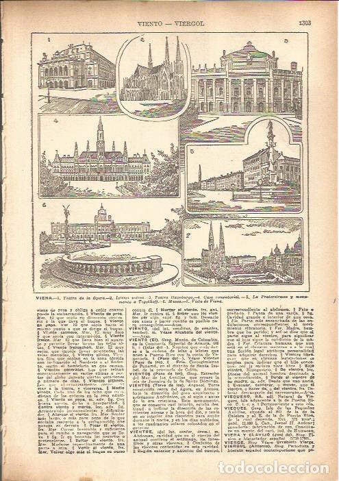 Postkarten: LAMINA V05568: Dibujos varios de Viena - Varios