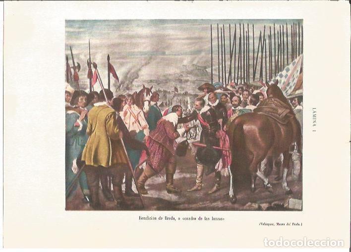 Cartoline: LAMINA V05304: Rendicion de Breda, por Velazquez - Rafael Ballester Escalas