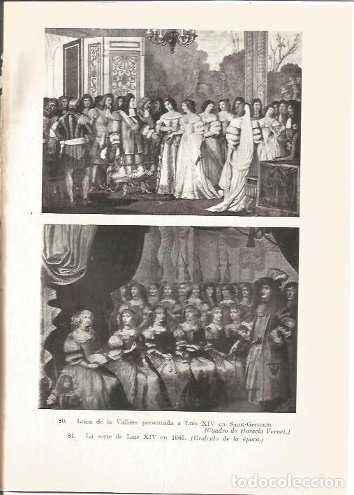 Cartes Postales: LAMINA V05312: Luis de la Valliere, por Horacio Vernet y la corte de Luis XIV en 1665 - Rafael Balle