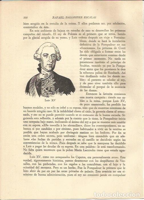 Postkarten: LAMINA V05326: Luis XV - Rafael Ballester Escalas