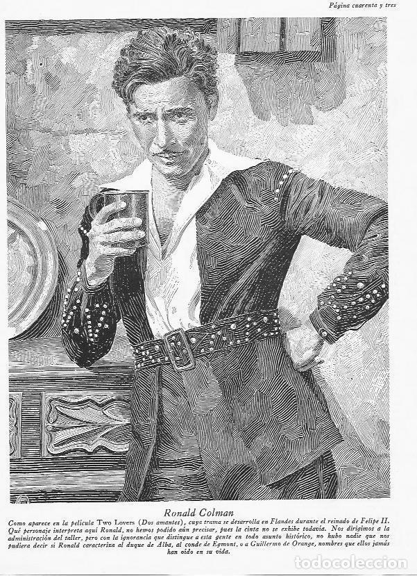Postais: LAMINA 29777: Ronald Colman en Dos amantes - VVAA
