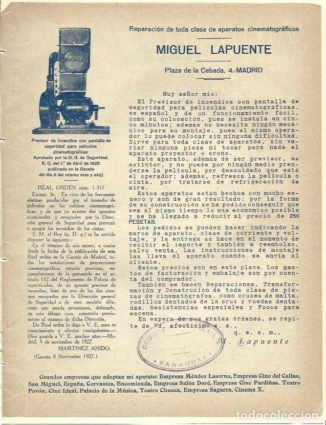 Postcards: LAMINA 29650: Publicidad de reparaciones Miguel Lapuente de Madrid - VVAA