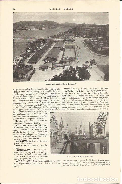 Cartoline: LAMINA V04486: Muelle de Francisco Jose en Budapest - Varios