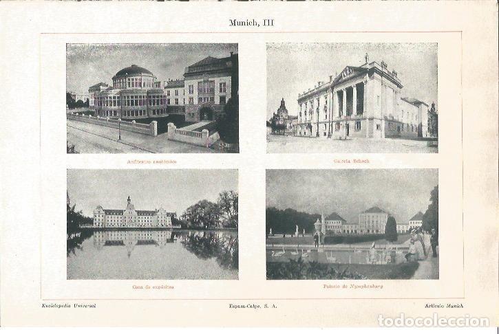 Postcards: LAMINA V04567: Vistas generales de Munich - Varios