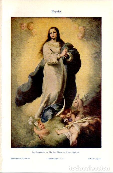 Postais: LAMINA V07398: La Concepcion por Murillo - Varios