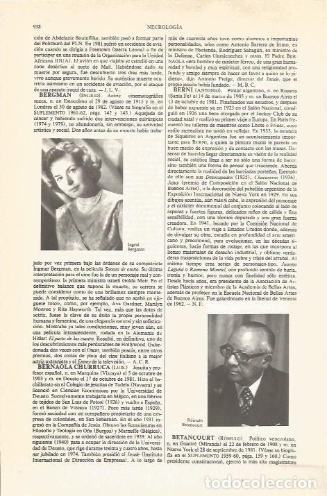 Cartoline: LAMINA V04901: Ingrid Bergman y Romulo Betancourt - Varios