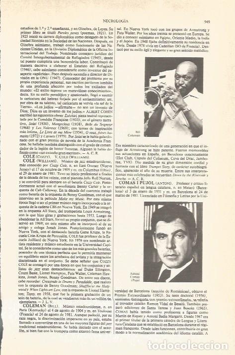 Cartoline: LAMINA V04904: Bill Coleman y Antoni Comas i Pujol - Varios