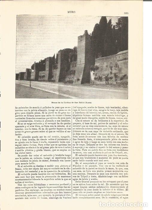 Postkarten: LAMINA V04623: Muros de la Cortina de San Pablo, Roma - Varios