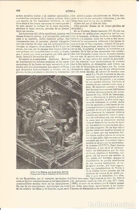 Postkarten: LAMINA V04655: Orfeo o la Musica, por Luca della Robbia - Varios