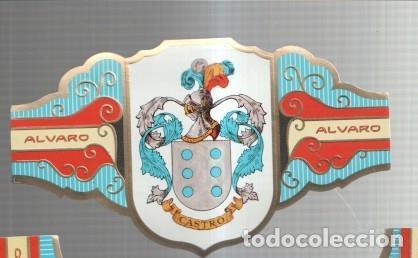 Cartoline: VITOLA fabrica de tabacos ALVARO: Heraldica: Castro - NULL