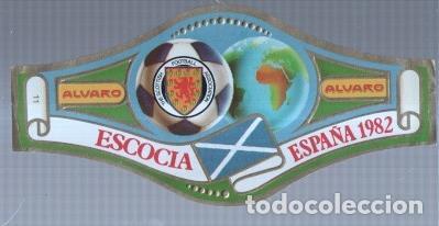 Postales: VITOLA fabrica de tabacos ALVARO: Mundial Futbol Espa&ntilde;a 1982: Escocia - NULL