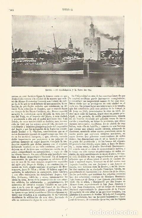 Postkarten: LAMINA V06864: La Torre del Oro en Sevilla - Varios