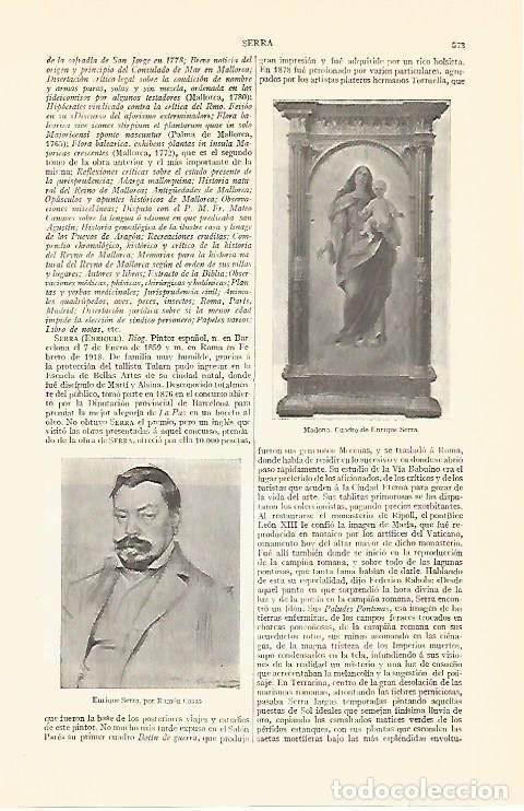 Postcards: LAMINA V06803: Madona, por Enrique Serra - Varios