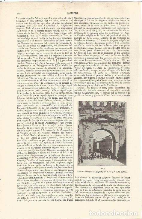 Postkarten: LAMINA V06580: Arco de triungo de Augusto en Rimini - Varios