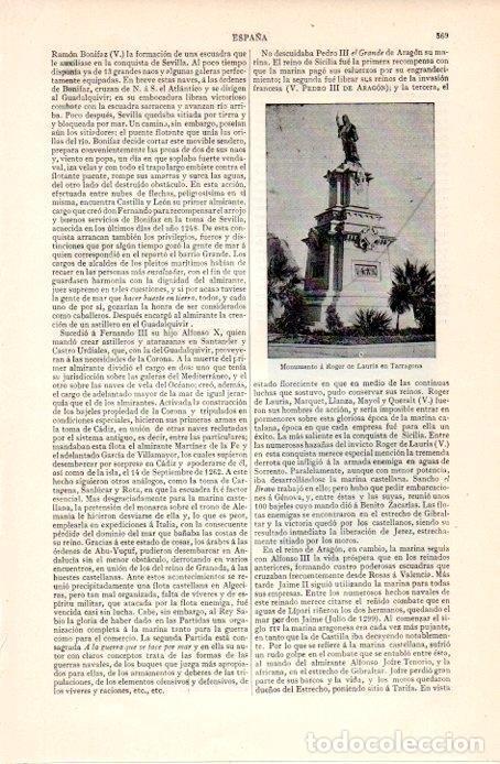 Postkarten: LAMINA V07214: Monumento a Roger de Lauria en Tarragona - Varios