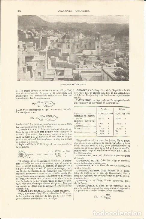 Postais: LAMINA V05697: Vista general de Guanajuato, Mejico - Varios