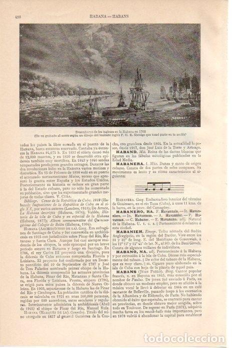 Postais: LAMINA V08500: Desembarco de los ingleses en La Habana en 1762 - Varios