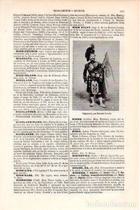 Postkarten: LAMINA V08680: Highlander, por Eduardo Detalle - Varios