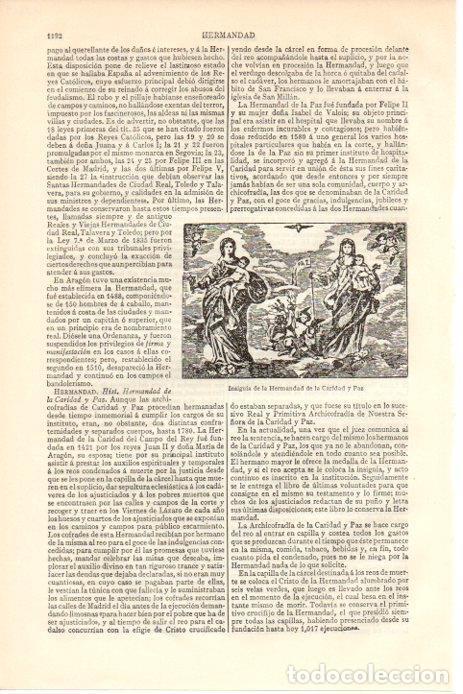 Cartoline: LAMINA V08629: Insignia de la Hermandad de la Caridad y Paz - Varios