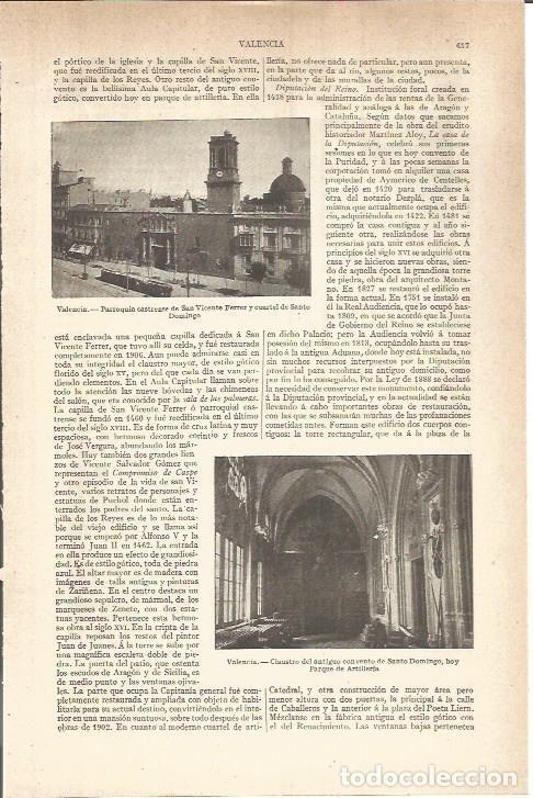 Postais: LAMINA V05850: Parroquia de San Vicente Ferrer en Valencia - Varios