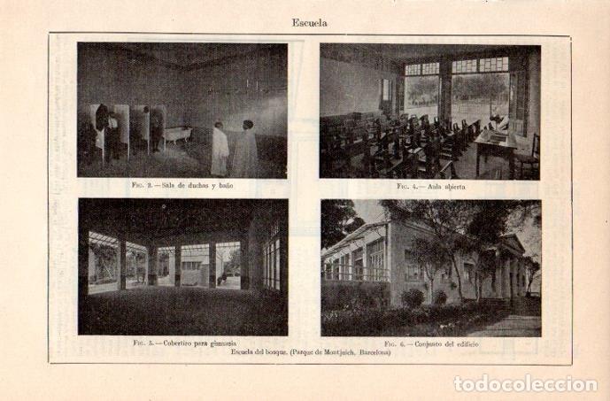 Postais: LAMINA V08205: Escuela del bosque en Barcelona - Varios