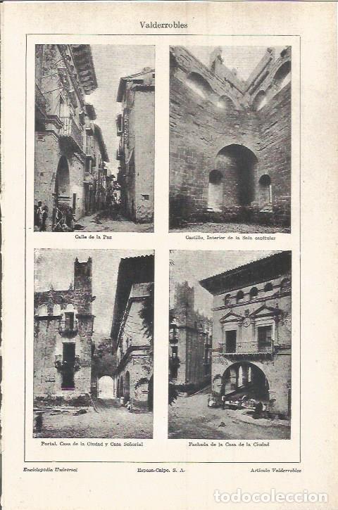 Cartoline: LAMINA V05807: Vistas de Valderrobles, Teruel - Varios