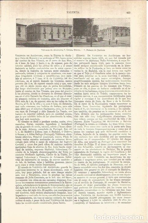 Postales: LAMINA V05866: Casino y palacio de Justicia en Valencia de Alcantara - Varios