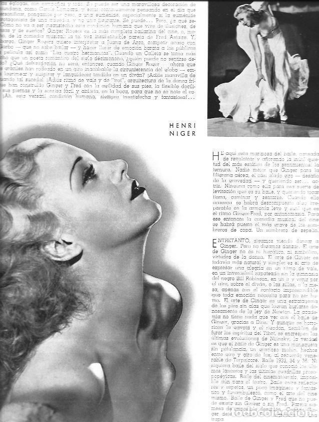 Cartes Postales: LAMINA 29926: Ginger Rogers por Henri Niger - VVAA