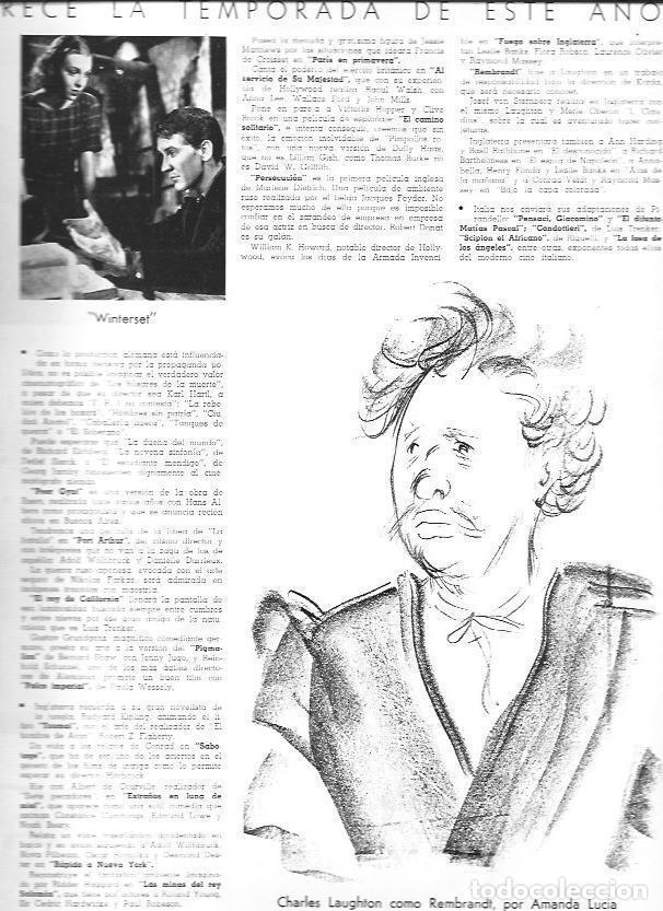 Postales: LAMINA 29919: Charles Laughton como Rembrandt, por Amanda Lucia - VVAA