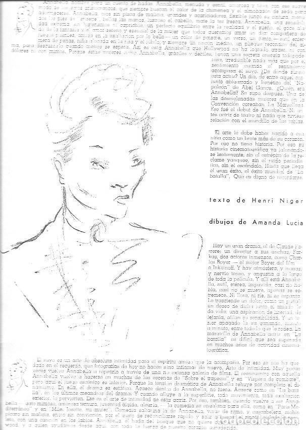 Cartes Postales: LAMINA 29972: Anabella, dibujo de Amanda Lucia - VVAA
